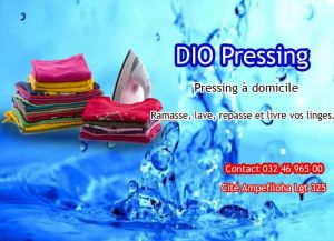 Dio Pressing Pressing à domicile Ramasse, lave, repasse et livre votre linge